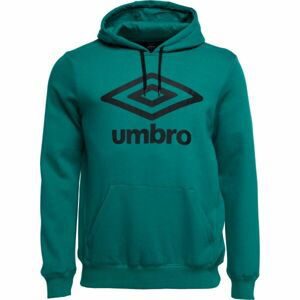 Umbro FW LARGE LOGO Pánská mikina, tmavě zelená, veľkosť M