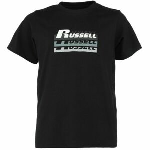 Russell Athletic TEE SHIRT BOY Dětské tričko, černá, velikost 164