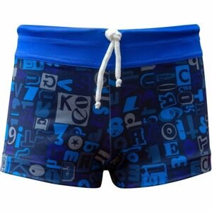 AXONE LETTERS Chlapecké nohavičkové plavky, modrá, velikost 128