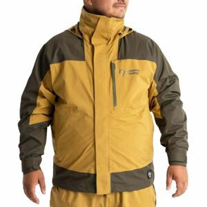 ADVENTER & FISHING FISHING JACKET Pánská membránová bunda, hnědá, velikost XXL