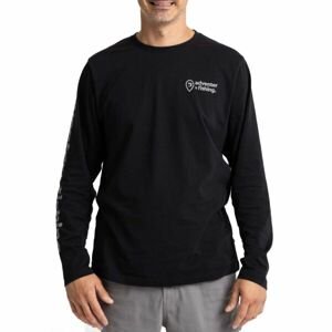 ADVENTER & FISHING COTTON SHIRT Pánské tričko, černá, velikost