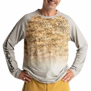 ADVENTER & FISHING UV T-SHIRT Pánské funkční UV tričko, šedá, velikost