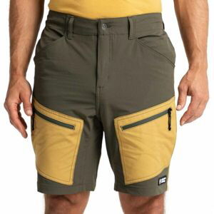 ADVENTER & FISHING FUNCTIONAL OUTDOOR SHORTS Pánské impregnované kraťasy, hnědá, velikost