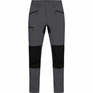 HAGLÖFS MID SLIM PANT M Pánské softshellové kalhoty, tmavě šedá, velikost