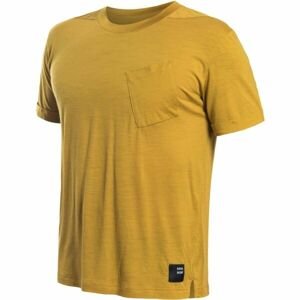 Sensor MERINO AIR Pánské triko, žlutá, velikost L