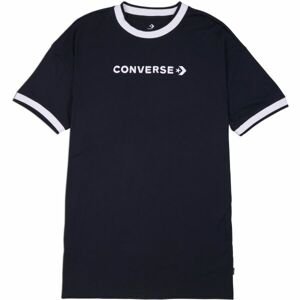 Converse WORDMARK TEE DRESS Dámské šaty, černá, veľkosť M