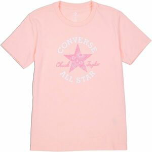 Converse CHUCK PATCH INFILL TEE Dámské tričko, lososová, veľkosť XS