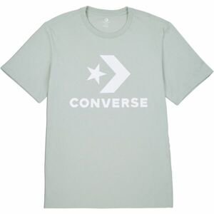 Converse STANDARD FIT CENTER FRONT LARGE LOGO STAR CHEV SS TEE Unisexové tričko, světle zelená, velikost M