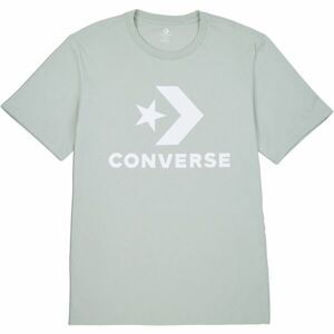 Converse STANDARD FIT CENTER FRONT LARGE LOGO STAR CHEV SS TEE Unisexové tričko, světle zelená, velikost S