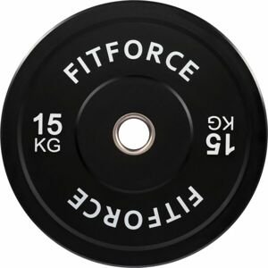 Fitforce PLRO 15 KG x 50 MM Nakládací kotouč, černá, velikost
