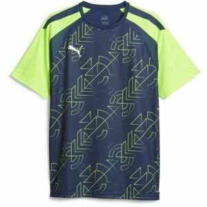 Puma TEAMLIGA GRAPHIC JERSEY Pánské fotbalové triko, tmavě modrá, velikost XXL