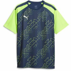 Puma TEAMLIGA GRAPHIC JERSEY Pánské fotbalové triko, tmavě modrá, velikost L