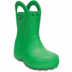 Crocs HANDLE IT RAIN BOOT KIDS Dětské holínky, zelená, velikost 33/34