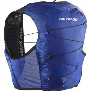 Salomon ACTIVE SKIN 8 NO FLASKS Unisex běžecká vesta, modrá, velikost