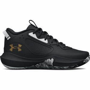 Under Armour LOCKDOWN 6 Pánská basketbalová obuv, černá, velikost 45.5