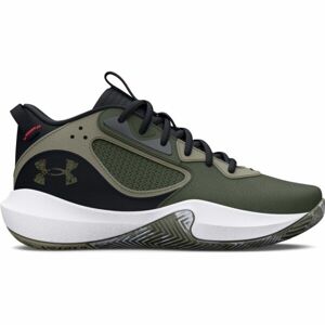 Under Armour LOCKDOWN 6 Pánská basketbalová obuv, khaki, velikost 44