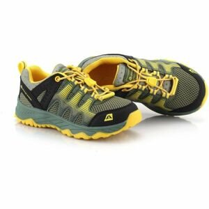 ALPINE PRO ZAHIRO Dětská outdoorová obuv, zelená, velikost