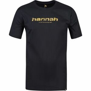 Hannah RAVI Pánské tričko, černá, velikost XXXL