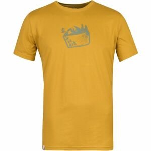 Hannah RAVI Pánské tričko, žlutá, velikost XXL