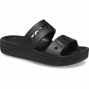 Crocs BAYA PLATFORM SANDAL Dámské pantofle, černá, veľkosť 41/42