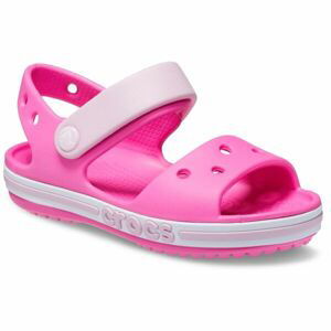 Crocs BAYABAND SANDAL K Dětské sandály, růžová, velikost 27/28