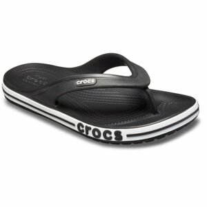 Crocs BAYABAND FLIP Unisex žabky, černá, velikost 45/46