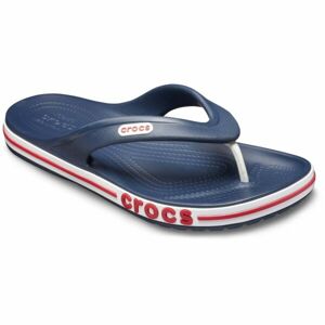 Crocs BAYABAND FLIP Unisex žabky, tmavě modrá, velikost 45/46