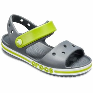 Crocs BAYABAND SANDAL K Dětské sandály, šedá, velikost 24/25