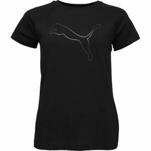 Puma MOTION LOGO Dámské tričko, černá, velikost XL