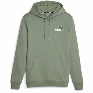 Puma ESSENTIALS + BIG LOGO HOODIE Pánská mikina, zelená, veľkosť S