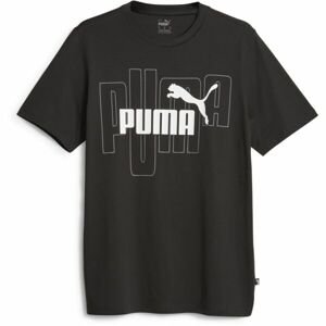 Puma ESSENTIALS + CAMO GRAPHIC TEE Pánské triko, černá, velikost