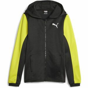 Puma FIT FULL-ZIP DK Chlapecká bunda, černá, velikost 140