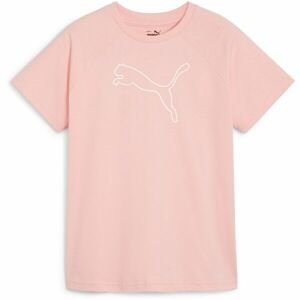 Puma MOTION Dívčí, sportovní triko, růžová, velikost 152