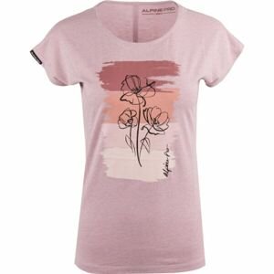 ALPINE PRO RYRA Dámské triko, růžová, velikost L