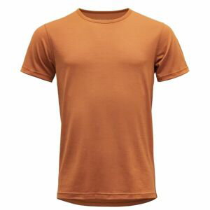 Devold BREEZE MERINO 150 T-SHIRT Pánské triko, oranžová, velikost L