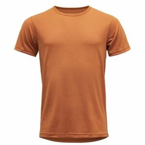 Devold BREEZE MERINO 150 T-SHIRT Pánské triko, oranžová, velikost XL
