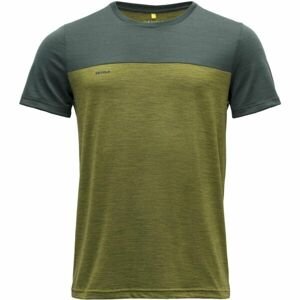 Devold NORANG MERINO 150 Pánské triko, zelená, velikost S