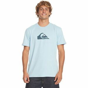 Quiksilver COMP LOGO SS Pánské triko, světle modrá, veľkosť M