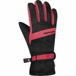 Hannah CLIO JR Dětské rukavice, černá, veľkosť 9-10