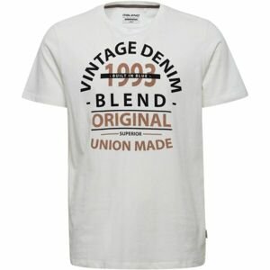 BLEND REGULAR FIT Pánské tričko, bílá, velikost