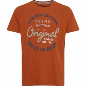 BLEND TEE REGULAR FIT Pánské tričko, oranžová, velikost S