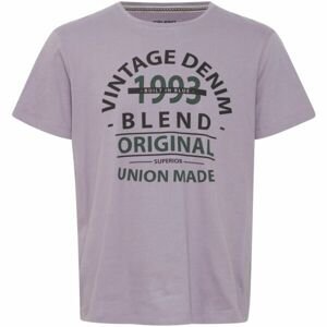 BLEND TEE REGULAR FIT Pánské tričko, fialová, velikost M