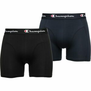 Champion LEGACY 4PK Pánské boxerky, tmavě modrá, velikost S