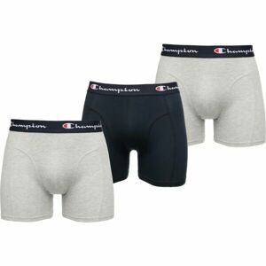 Champion LEGACY 4PK Pánské boxerky, šedá, velikost XXL