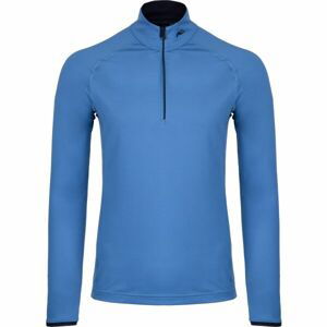 Kjus FEEL MIDLAYER HALF-ZIP M Panská střední vrstva s polovičním zipem, modrá, veľkosť 56