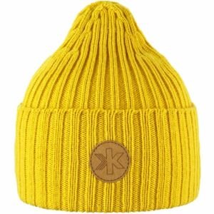 Kama MERINO A181 Dámská zimní čepice, žlutá, veľkosť UNI