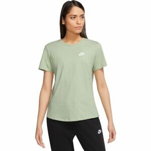 Nike NSW TEE CLUB Dámské tričko, světle zelená, velikost L