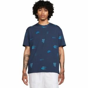 Nike SPORTSWEAR Pánské tričko, tmavě modrá, velikost XL