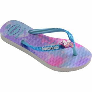 HAVAIANAS KIDS SLIM GLITTER TRENDY Dívčí žabky, fialová, velikost 31/32