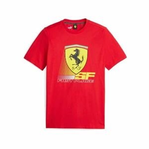 Puma FERRARI RACE Pánské triko, červená, velikost L